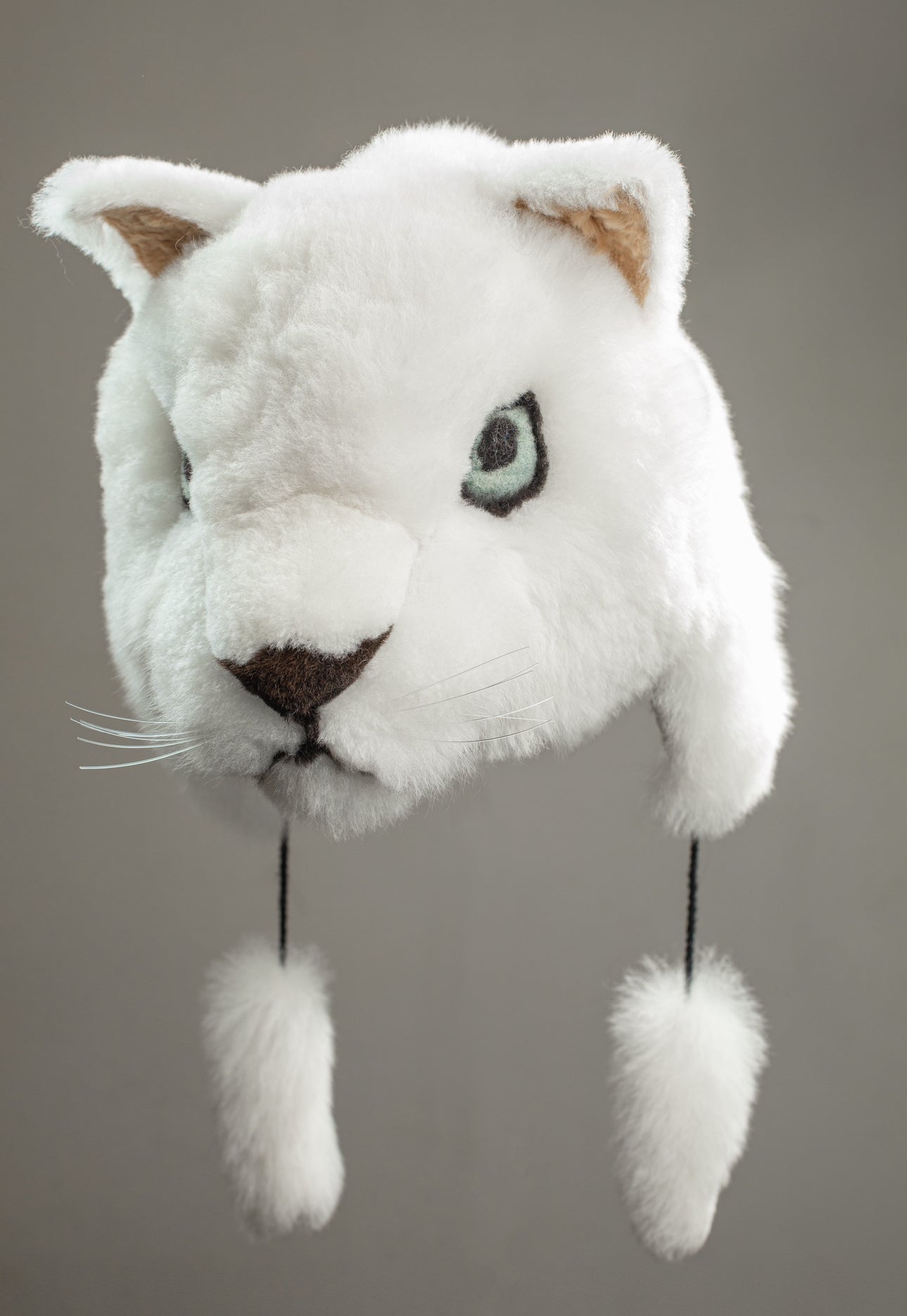 Alpaca Fur Animal Hat - Cat